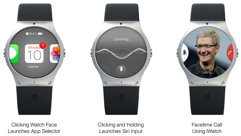 Illustration for article titled 8 diseños de iWatch para soñar (o no) con un reloj de Apple